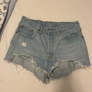 LEVI’s 501 Women's Distressed Denim Shorts